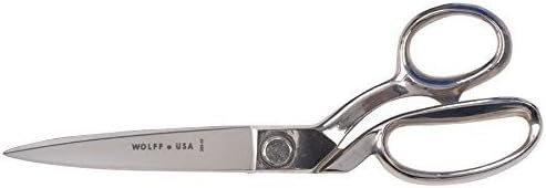 Wolff Heavy Duty 10” Shears Scissors to Cut Hard Materials Kevlar Spectra Flash