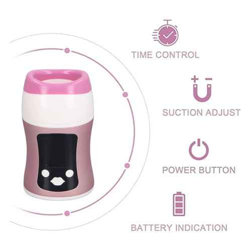 Pyhodi Electric Lip Plump Device, Fuller Lips, Portable, Time and Suction Adjusting, Gentle and Effective, Built in Battery, for Makeup