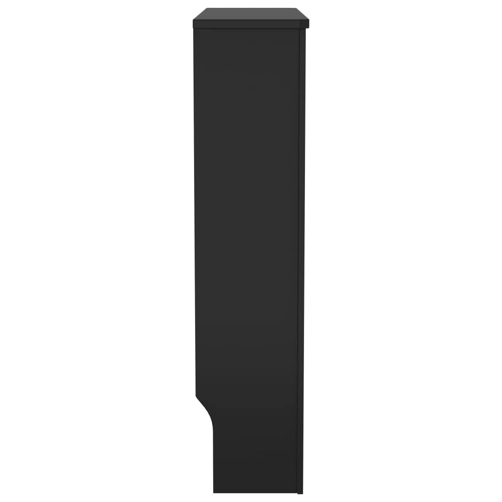 GOLINPEILO Black Radiator Cover MDF Heating Radiator Cabinet Living Room Furniture Decor, 30.7" x 7.5" x 32.1", Vertical Design