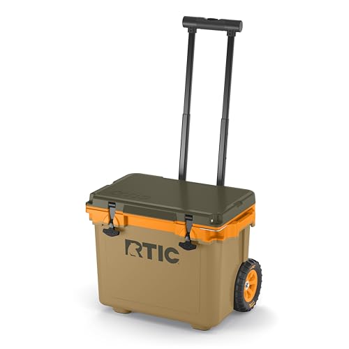 RTIC 22 QT Ultra-Light Wheeled Cooler with Handle, Hard Insulated Portable Ice Chest Box for Beach, Drink, Beverage, Campi...