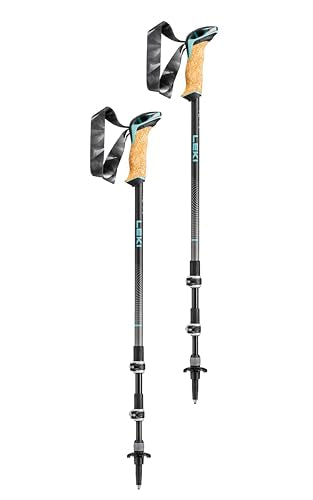 LEKI Cressida AS Aluminum Adjustable Lightweight Walking Poles for Trekking & Hiking