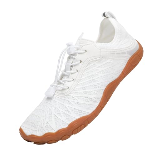 Teuivhy Hike Barefoot Shoes Women Men Breathable & Non-Slip Athletic Footwear Wide Toe Water Shoes
