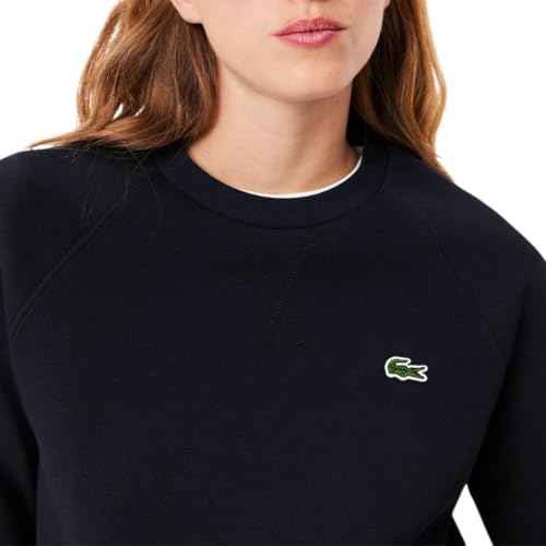 Lacoste Women's Regular Fit Double Face Piqu? Crew Neck Sweatshirt