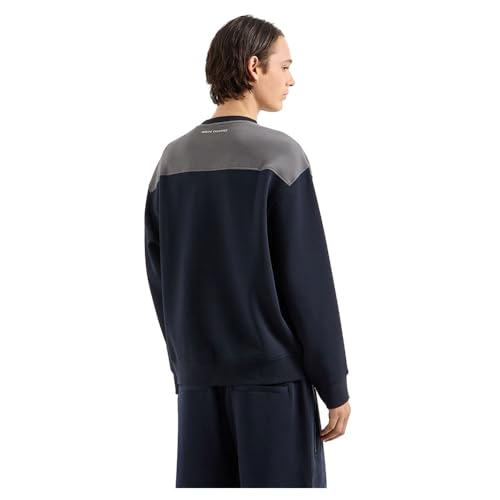 Armani Exchange mens Limited Edition a Line Logo Stretch Cotton Poly Sweatshirt