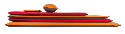 Teton Camping Seat Cushion; Stadium Seat; Office Chair; Car Pad; Inflatable, Orange