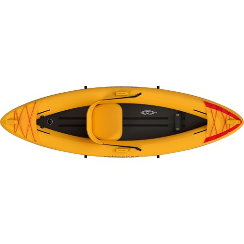 Retrospec Coaster Single & Tandem Inflatable Kayak for Adults, 220 & 440lb Weight Capacity, Lightweight with Paddle & Pump