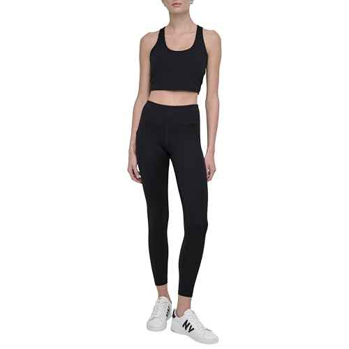 DKNY Womens High Waist 7/8 Compression Legging