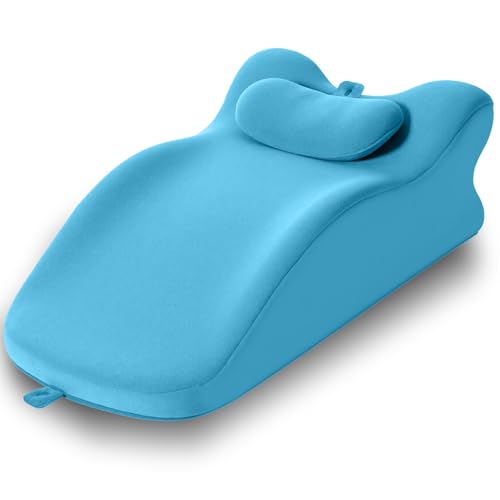 JUBILOOM Ergonomic Sweet Position Wedge Pillow for Adults, Multifunctional Postures Bed Pillows for Relaxing,Blue