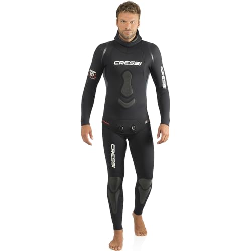 Cressi Apnea 2-pcs Freediving Spearfishing Wetsuit, Jacket & Pants, Loading Chest Pad, Knee Protection, Anatomical Design...