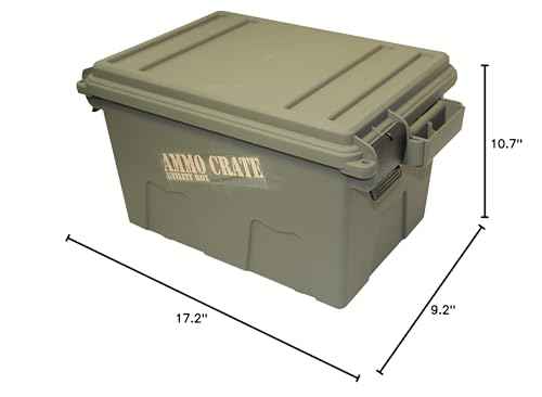 MTM Ammo Storage Bundle - 50 Caliber Ammo Crate (3-pack) + Large Utility Box