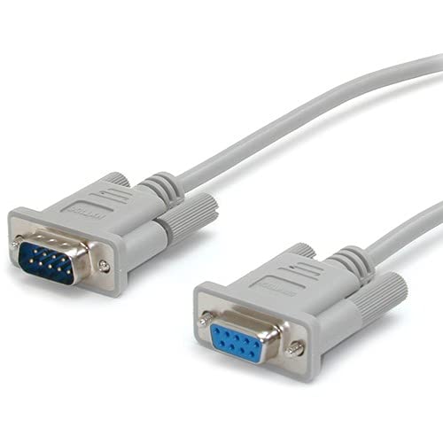 Startech.Com 15Ft Straight Through Db9 Serial Cable - Mouse Extension Cable External - Gray