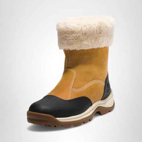 Timberland Women's White Ledge Pull-On Waterproof Insulated Boots, Wheat Full-Grain, 6.5 Medium