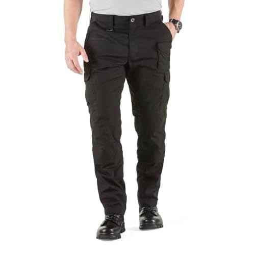 5.11 Tactical Men's ABR Pro Pants, Straight Fit, 9 Pockets, Comfort Waist, Style 74512, Black (New), 38W x 34L