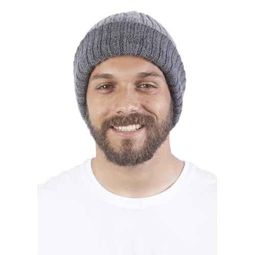 Reversible Alpaca Wool Hat - Warm & Soft Peruvian Unisex Beanie