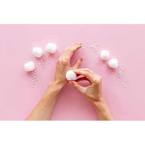 DecorRack 300 Small Cotton Balls for Make-Up, Nail Polish Removal, Pet Care, Applying Oil Lotion or Powder, Made from 100% Pure & Natural Cotton, Soft and Absorbent for Household Needs (300 Count)