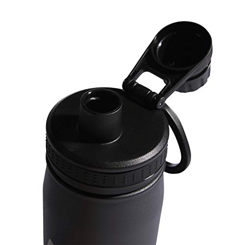 adidas 20 oz Stainless Steel Water Bottle, Insulated Double-Walled 18/8 Metal, Men, Women, Girls and Boys Water Bottles