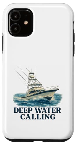 Deep Water Fishing Adventure Scene Case for iPhone 11