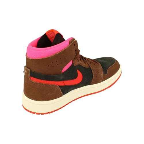 Air Jordan 1 Zoom CMFT 2 Women's Shoes (DV1305-206, Cacao Wow/Black/Hyper Pink/Picante Red) Size 10
