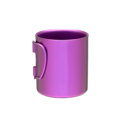 Snow Peak’s Ti-Double 450 Mug, Japanese Titanium, Made in Japan, Ultralight for Camping and Backpacking, Lifetime Product ...