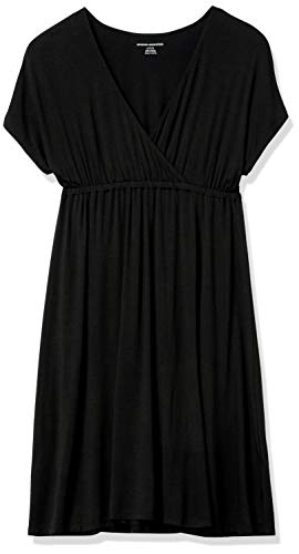 Amazon Essentials Women's Surplice Dress (Available in Plus Size)