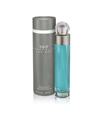 Perry Ellis 360 By Perry Ellis for Men - 4 Pc Gift Set 3.4oz Edt Spray, 6.8oz Deodorizing Body Spray, 3.0oz Shower Gel, 0.25oz Edt Spray, 4count