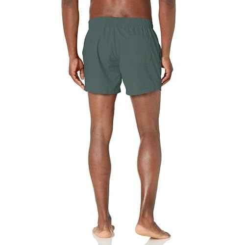 HUGO Men's Vertical Logo Swim Trunks