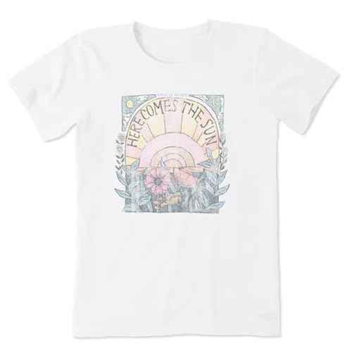 Women's Here Comes The Sun Hippie Short Sleeve Crusher-LITE Tee