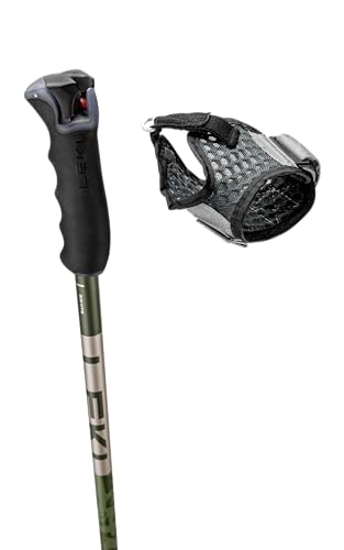 LEKI Detect S Lightweight Aluminum Ski Poles for Downhill Skiing