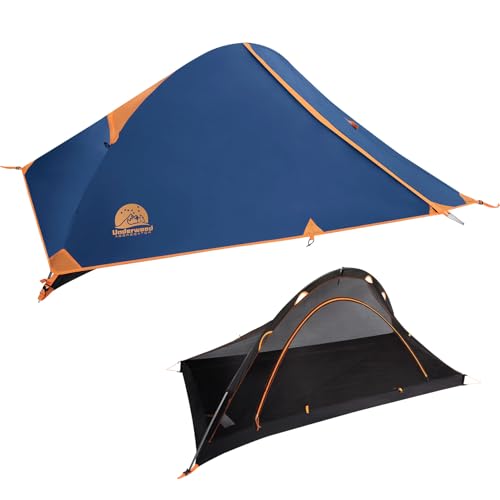 1 Person Backpacking Tent for Camping - Ultralight Waterproof Outdoor One Person Tent, Windproof Rainproof Compact Single ...