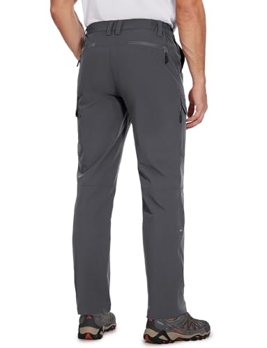 Cycorld Men's Hiking Pants Lightweight: Quick Dry Breathable Water-Resistant Stretch for Outdoor Fishing Travel