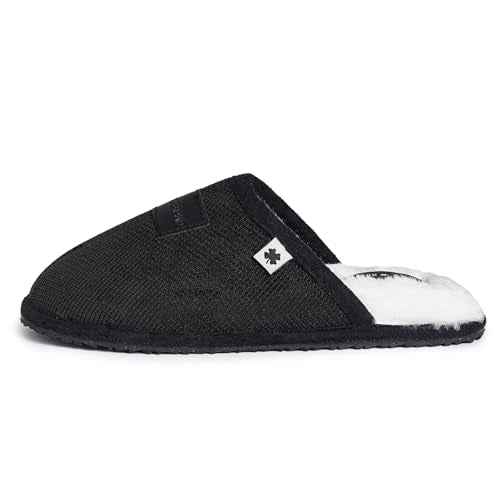 Lucky Brand Boys Textured Scuff Slippers with Plush Lining Warm Cozy Indoor Outdoor Slip On Kids House Shoes for Boys