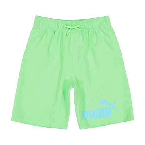 PUMA Boys' Number One Logo Swim Trunks