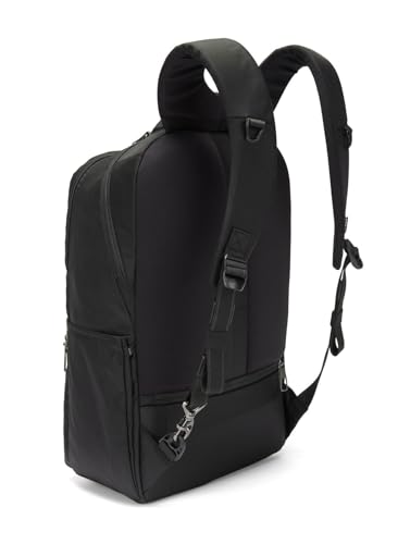 Pacsafe Metrosafe X Anti Theft 25L Backpack - With Padded 15" Laptop Sleeve, Black