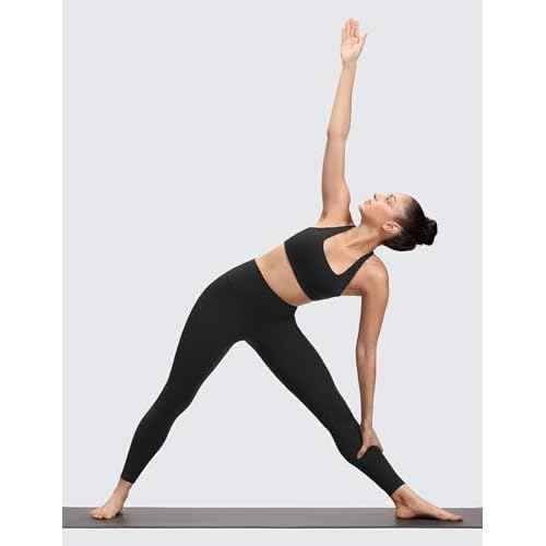 CRZ YOGA Butterluxe No Front Seam Yoga Leggings 25" - High Waisted Womens Lounge Pants Pilates Workout Athletic Buttery Soft