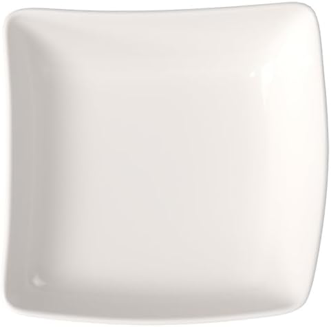 Villeroy & Boch New Wave Square Individual Bowl, 4.75 in, Premium Porcelain, White