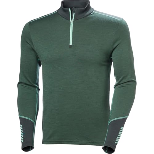 Helly-Hansen LIFA Merino Midweight Half-Zip Base Layer for Men - Performance Wicking Interior