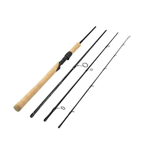 KastKing Valiant Eagle Passage Travel Fishing Rods, 4 & 6 Pc Pack Rods, Spinning, Casting and Fly Models, IM6 Graphite Blank, Ti Oxide LTS Ring Guides, Beautiful Cork Handles