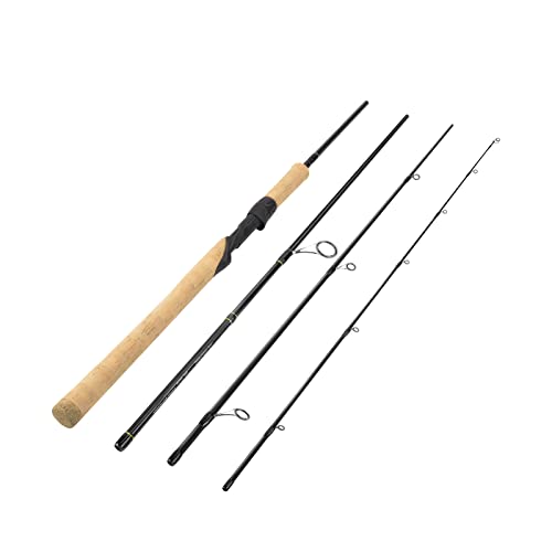 KastKing Valiant Eagle Passage Travel Fishing Rods, 4 & 6 Pc Pack Rods, Spinning, Casting and Fly Models, IM6 Graphite Bla...
