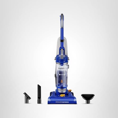 eureka NEU182A PowerSpeed Bagless Upright Vacuum Cleaner, Lite, Blue
