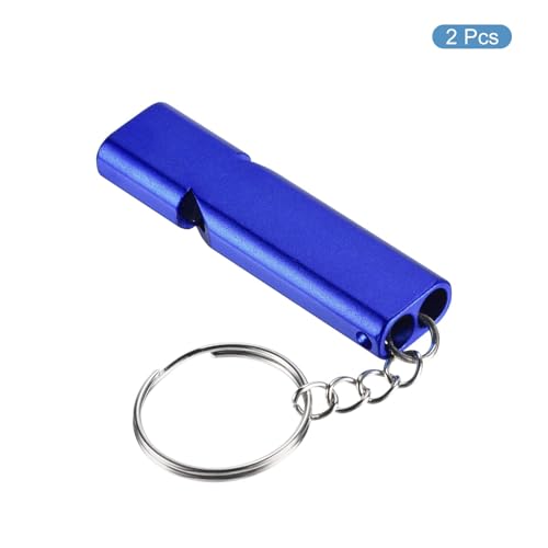Emergency Survival Whistle with Keychain for Outdoor Rescue Signaling Loud