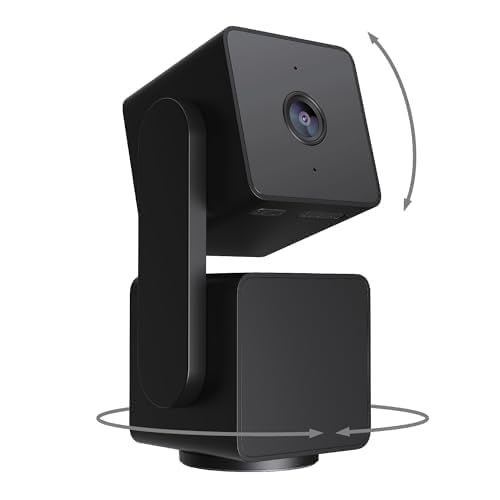 Wyze Cam Pan V3 Indoor/Outdoor Ip65 1080P 360 Pan/Tilt/Zoom Wifi Smart Home Security Camera, Motion Tracking For Baby/Pet, Color