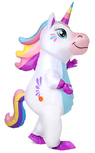 Gootus Inflatable Unicorn Costume for Adult - Funny Halloween Inflatable Costumes for Men Women, Blow Up Costume for Hallo...