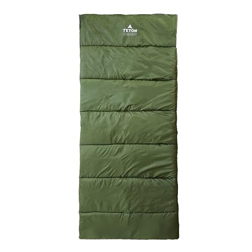 Teton Everyday Response 10F Degree Sleeping Bag for Adults and Kids, 3-Season Sleeping Bags, Stay Warm in Camping Weather,...