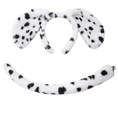 ZeroShop 101 Days of School Costume Kids, Boys Dalmatian Clothes Shirt Outfit Ears Headband Accessories