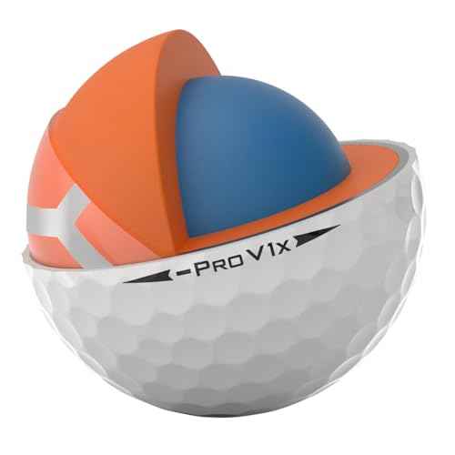 Titleist Pro V1x Left Dash RCT Golf Ball, 1 Dozen USA Direct Import (Radar Ballistic Measure), Trackman, Pack of 12