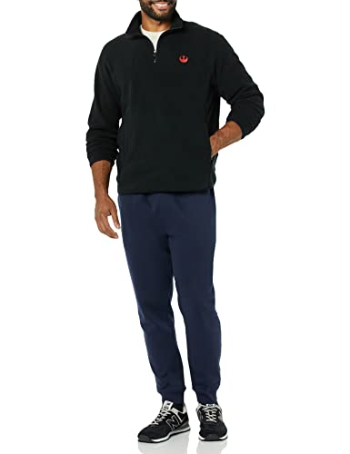 Amazon Essentials Disney | Marvel | Star Wars Men's Polar Fleece Quarter-Zip Mock Jackets