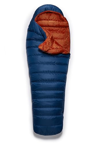 Rab Men's Ascent Down Sleeping Bag - Lightweight Warm Mummy Sleep Sack for Camping & Backpacking