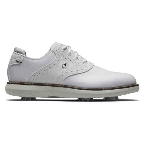 FootJoy Unisex-Child Traditions Junior Golf Shoe