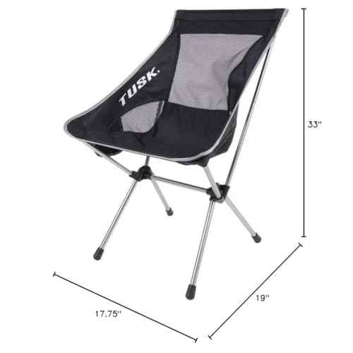 Tusk Compact Camp Chair Large