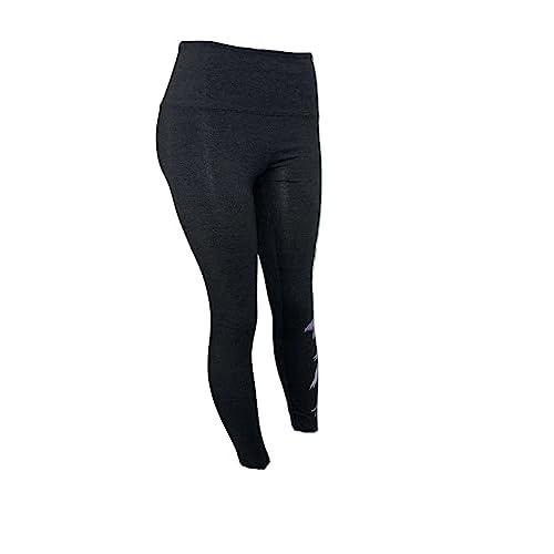 Victoria's Secret Pink Active High Waist Full Length Cotton Palm Legging Color Pure Black/Dark Gray New